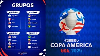 ASÍ QUEDÓ EL SORTEO DE LA COPA AMÉRICA 2024 🔥🏆⚽ | ¿QUÉ SELECCIONES AVANZAN? 🔮 | #futbol