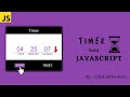 Countdown Timer Using JavaScript | How to Create a Countdown Timer with JavaScript |Timer JavaScript