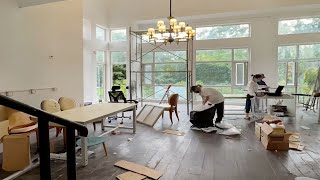 Three girls Buy ABANDONED Mansion and Diy Transforming it surprising their neighbors ~ Makeover room