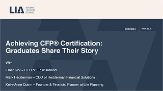 Achieving CFP® Certification: Graduates Share Their Stories