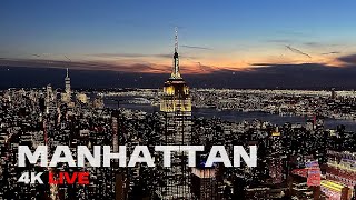 🔴[24/7 LIVE 4K]  2025 MANHATTAN NEW YORK LIVE CAM-Lofi🗽 뉴욕 맨해튼 라이브 캠