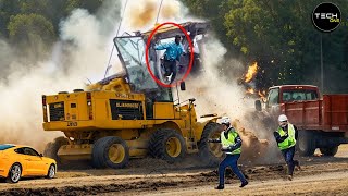 Dangerous Idiots Fastest Truck \u0026 Heavy Equipment Fails | Extreme Truck Idiots at Work #15