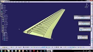 CATIA V5: The Basics - Tutorial 6: Wireframe & Surfacing Part 2 ¦ WingBox Design