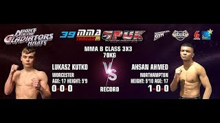 GPUK Night of the Gladiators 39: Lukasz Kutko vs Ahsan Ahmed