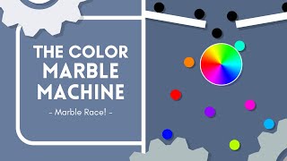 The Coloring Marble Machine - Algodoo Marble Race