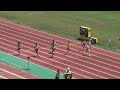 h29　千葉県中学総体　1年女子100m　準決勝2組