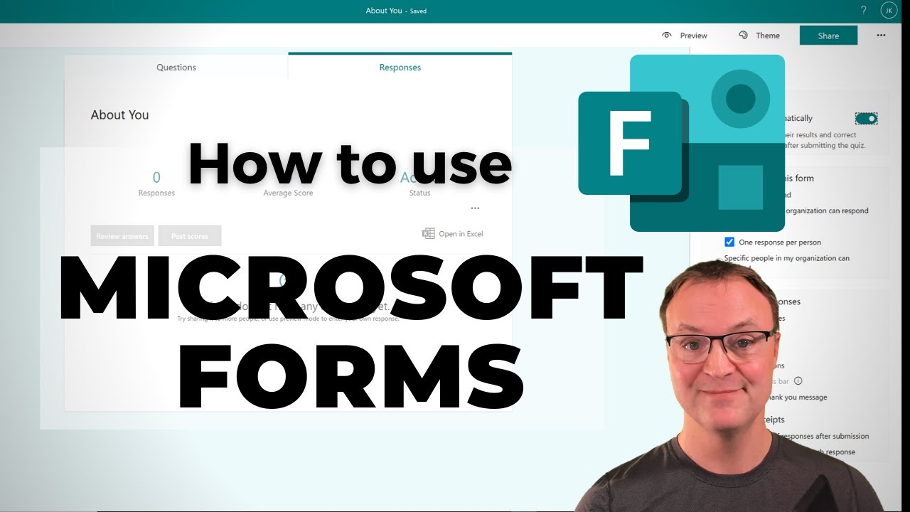 How To Use Microsoft Forms For Beginners - YouTube