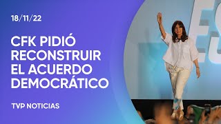 Cristina Kirchner: "Cambiamos la Argentina y lo podemos volver a hacer"