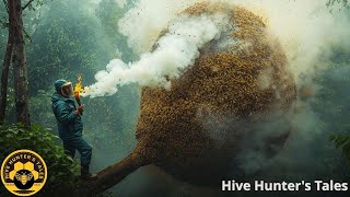 HUNT FOR GIANT FOREST HONEY: Discover and harvest wild honey at an altitude of HUNDREDS OF METERS