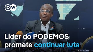 Líder do PODEMOS promete continuar luta