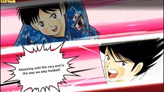 Captain Tsubasa Dream Team: Hyuga + Misaki | Meiwa FC Golden Duo Jumping Twin Volley