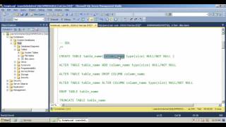 Part 9 - Databases - DDL, DML Syntax
