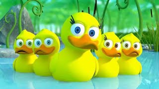 🦆 Five Little Ducks 🦆 Nursery Rhymes - Baby Songs - Kids Songs from Loo Loo Kids