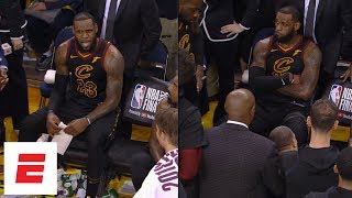 [FULL] Uncut video of Cavaliers' bench before, during and after JR Smith's Game 1 blunder | ESPN