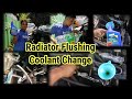 How to Flush A Radiator Using Distlled Water and Coolant Change of Suzuki APV │