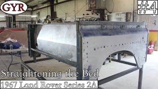 Straightening the Bed Walls  -1967 Land Rover Series 2A Video #4-