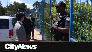 MPP Kristyn Wong-Tam takes down fence at Ontario Science Centre