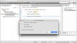 Java Tutorial 4 - Primitive Types (int and double)