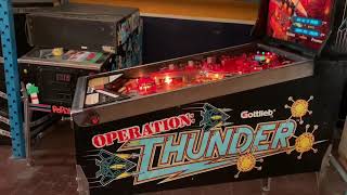 Pinball Gottlieb Operation Thunder 1992 SaleOnEbay