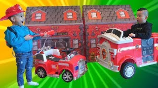 Fire Trucks Ride On Pretend Play Rescue Mission Fun CKN Toys