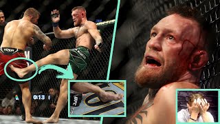 Conor McGregor Ankle Break LIVE REACTION vs. Dustin Poirier | UFC 264