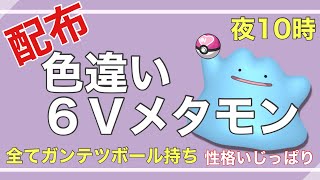 【ポケモンSV】 何でも交換会！色違い６Vメタモン流すよ【ガンテツボール45個配布】【ポケモンSV】