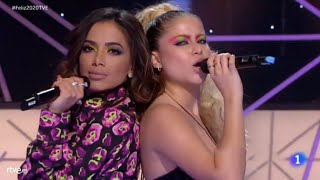 Sofia Reyes y Anitta cantan R.I.P. En Vivo (¡Feliz 2020! - TVE La 1) // Espanha