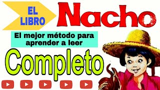 El libro Nacho para aprender a leer fácil y rápido. 🅰️📖📕🅱️