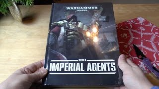 Imperial Agents Codex - Unboxing \u0026 First Look (WH40K)