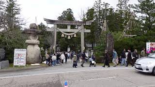 元旦・高瀬神社・初詣の様子2024【日中】