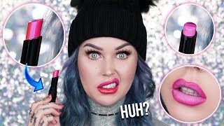 CRAZY Weird Triple Toned Lipstick Review! | Bite Beauty \u0026 Smashbox