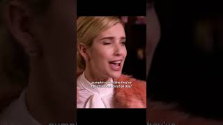 Chanel spurns coffee shop employees.#scream queens #funny #movie #comedyvideos #shorts