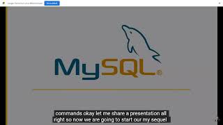 SQL Tutorial -3 Create Database ,Table, Inserting Records and Retrieving Data