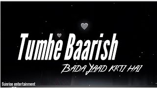 Baarish WhatsApp Status | Stebin Ben | Lyrics | Mohsin Khan | Shivangi Joshi | Baarish Song status