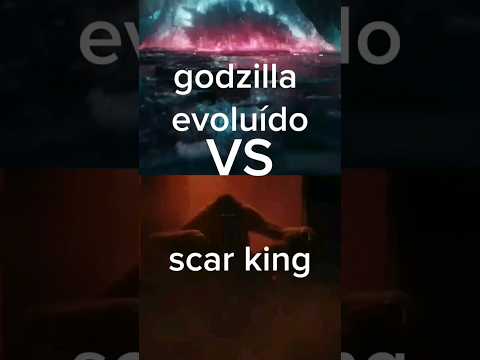 Godzilla Evoluído Monsterverse Vs Scar King Monsterverse - YouTube