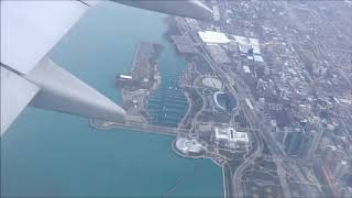 芝加哥机场着陆。Landing at ORD。