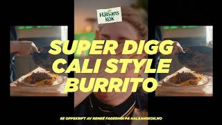 Hälsans Kök – Super Digg Cali Style Burrito med Reneé Fagerhøi