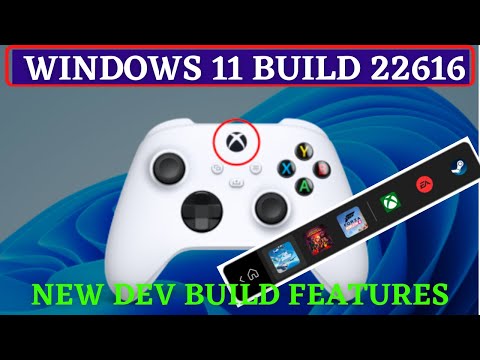 Windows 11 Insider Build 22616 brings a new Xbox Game Bar control