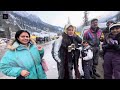 manali snowfall today live heavy snowfall in atal tunnel latest update on 6 jan manali vlog