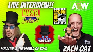 Marvel Select, AEW, SDCC 2023 Diamond Select Toys Zach Oat Interview  Mr Alan SuperShow Ep.84