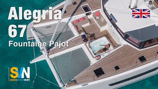 Alegria 67 by Fountaine Pajot (in English) -  SVN solovelanet Global Sailing Nertwork 4K