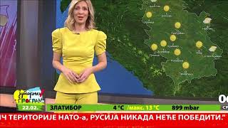 ANA RELJIC #1 | Amazing Cameltoe Oops! 🐪 Weather Girl (Bloopers, Meteo 22.02.2023, RTS, 60 fps)