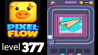 Pixelflow level 377 hard level Guide Walkthrough Solution