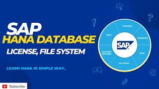 SAP BASIS - HANA FILE SYSTEM, LICENSE AND SAVE POINT