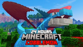 I Spent 24 HOURS In Minecraft Cobblemon!