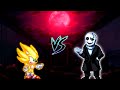 Sonic Classic V3 (all form) (New) VS WD Gaster V2 in Jump Force Mugen