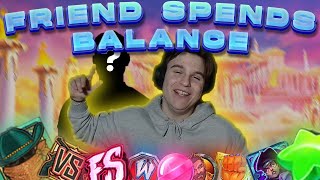 I LET MY FRIEND SPEND MY BALANCE... | 500CASINO