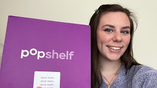 Popshelf Reward Box Unboxing Reveal - Desk Mate (asmr soft spoken)