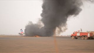 Soudan du Sud: Un avion de ligne s'écrase, au moins 14 blessés