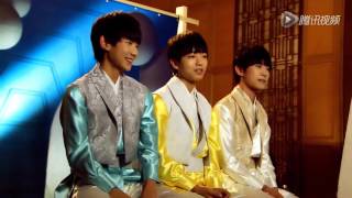 【TFBOYS 十年一顾杂货铺】151129 花絮：TFBOYS话说忧愁 这是比讲冷笑话呢？